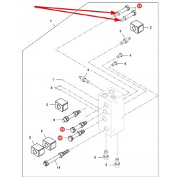 La322412850 hidraulinis solenoidinis vožtuvas