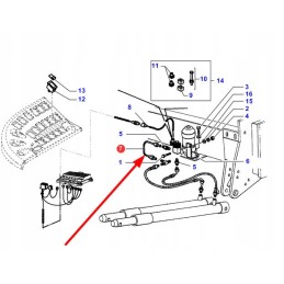 La322293750 antraštės kėlimo alyvos vamzdis