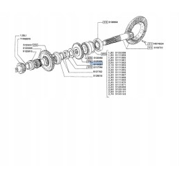 Užrakinimo poveržlė 38x70x1 5 new Holland