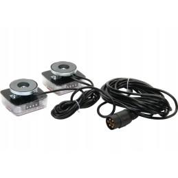 LED galinių žibintų komplektas su magnetu 12v LA207351gp