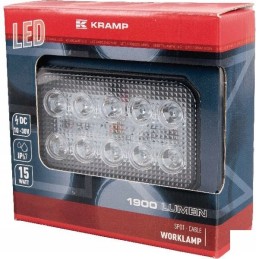 Halogeninė stačiakampė darbo lempa LED 15w 1900lm