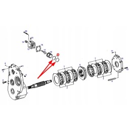 X548936000000 sandarinimo žiedas 57 x 2 5