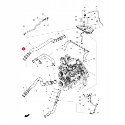 Aušinimo sistemos įvorė mf 4384166m2 originali