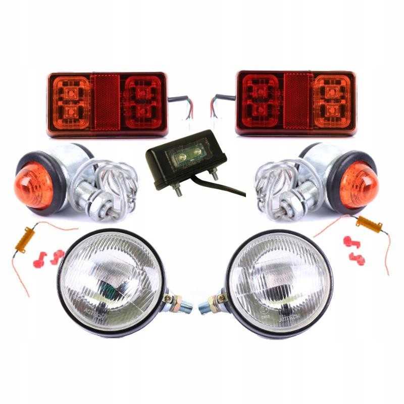 Ursus C 330 metalo plastiko LED lempų rinkinys