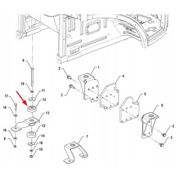 P5s45701129 guminė pagalvėlė, skirta salono smūgiams sugerti