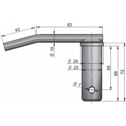 Smeigtukas, tvirtinantis laikiklio tvirtinimą z