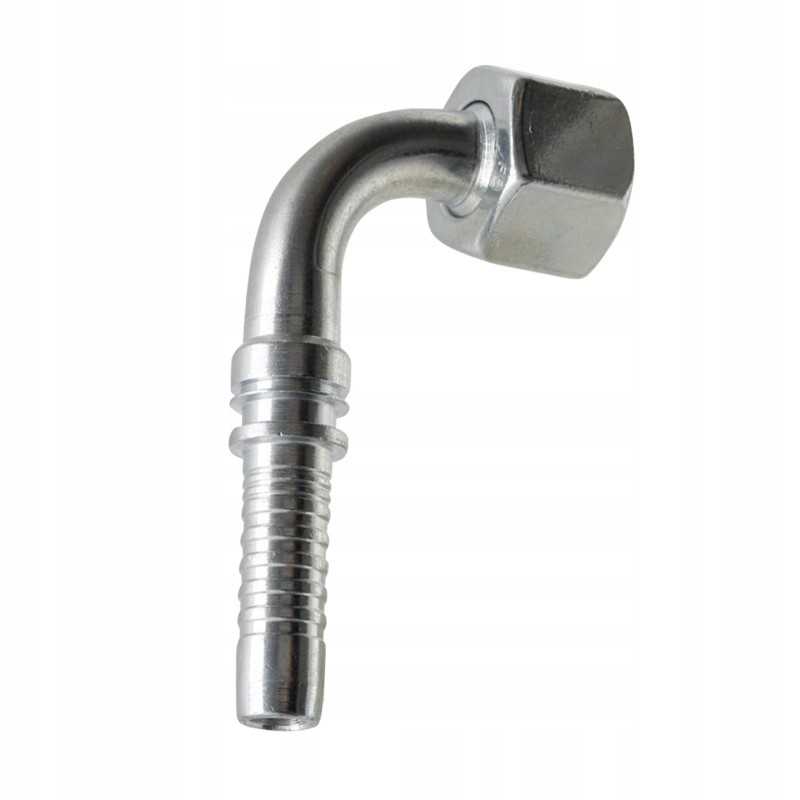 Kampinė kištukinė jungtis DKO 90 laipsnių 1 4 colių M18x15