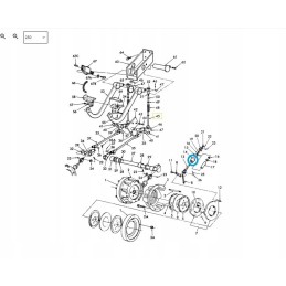 Stabdžių sandariklis new holland korpusas 82037652 cn