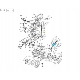 Stabdžių sandariklis new holland korpusas 82037652 cn