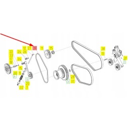 Spbx1600lp trapecinis diržas spb x 1600 mm