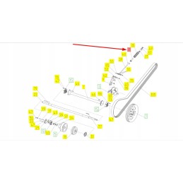 102457947 įtempiklio tarpiklio rankovė