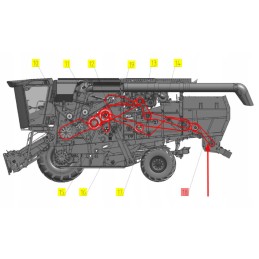 102146647 kompozitinis trapecinis diržas 2b x 2682 la