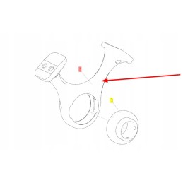 100632533 grūdų iškrovimo sraigto atrama