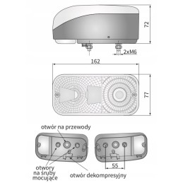 Dešinysis priekinis žibintas Farmtrac Ursus Wesem LA539824