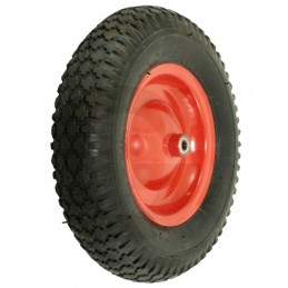 Karučio ratas su padanga ir vamzdeliu bei tvirtinimo ašimi