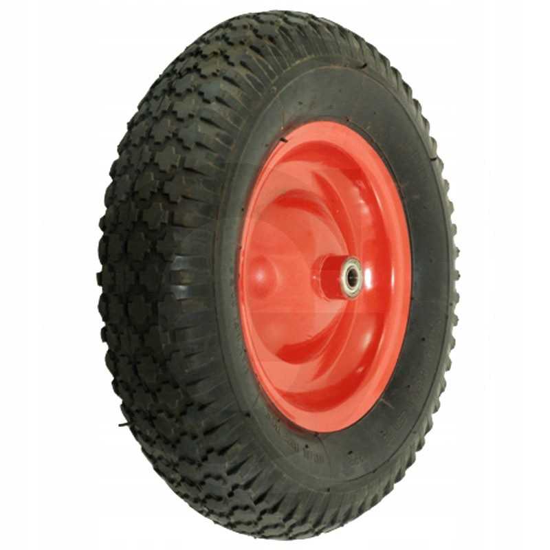 Karučio ratas su padanga ir vamzdeliu bei tvirtinimo ašimi