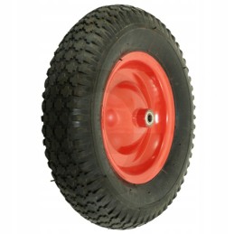 Karučio ratas su padanga ir vamzdeliu bei tvirtinimo ašimi