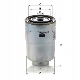 Kuro filtras m14 10m 140mm 91mm 63mm