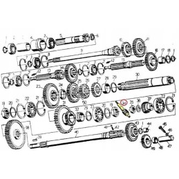 Valandų skaitiklio pavaros krumpliaratis c 330 originalai
