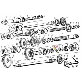Valandų skaitiklio pavaros krumpliaratis c 330 originalai
