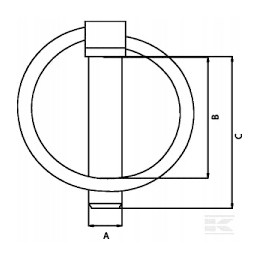 Smeigtukas 8mm kaištis