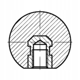 Plastikinis rutulys 8mm granitas
