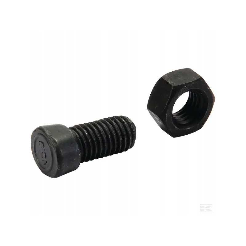 Ovalios galvutės varžtas, 12 9 klasė, m12x30 mm, 5 vnt