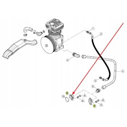 0011212201 pneumatinės žarnos korpusas