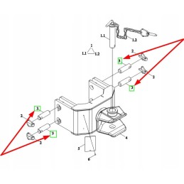 Tb1s530010008k galinio kablio kaištis 79 x 25 mm