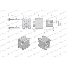 Rankiniu būdu valdomo skirstytuvo fiksatorius 40l