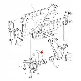 Metalinė įvorė massey ferguson 3712072m1 bepco