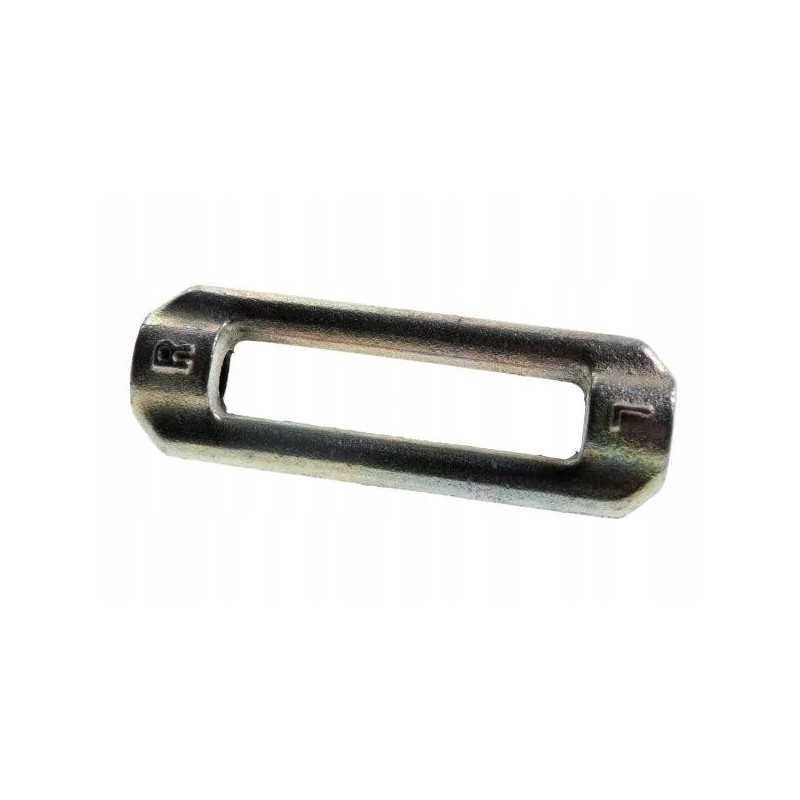 Veržlė, įtempianti šoninių grandinių sagtį