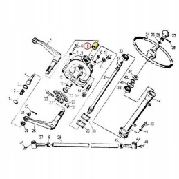 Vairo mechanizmo korpuso įvorė, siaura c 3