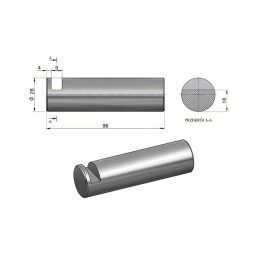 Šakės kaištis C 385 originalus Ursus 80455012
