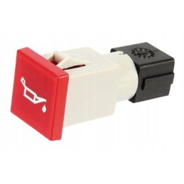 Kvadratinė indikacinė lemputė 12 24v raudona, prisukama 2