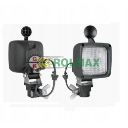 Halogeninė darbo lempa su car1 laikikliu ir įmontuota