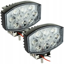Halogeninė LED darbo lempa 30w 12v 24v rinkinys 2 vnt