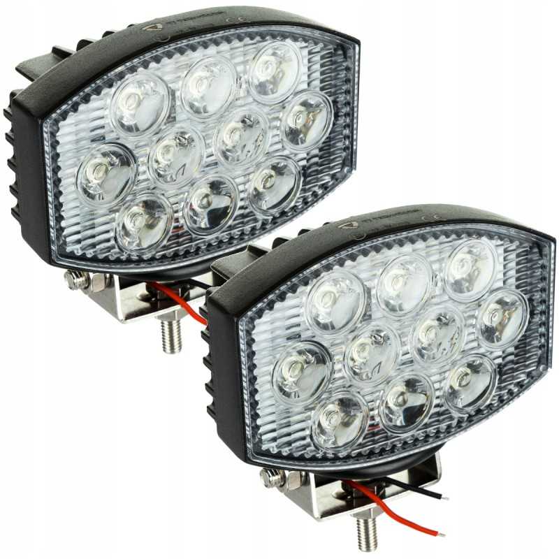 Halogeninė LED darbo lempa 30w 12v 24v rinkinys 2 vnt