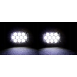 Halogeninė LED darbo lempa 30w 12v 24v rinkinys 2 vnt