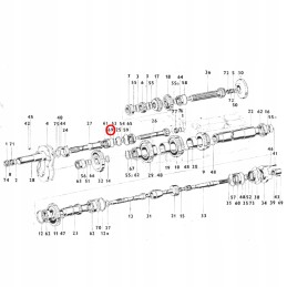 Zetor pavarų dėžės tarpiklis