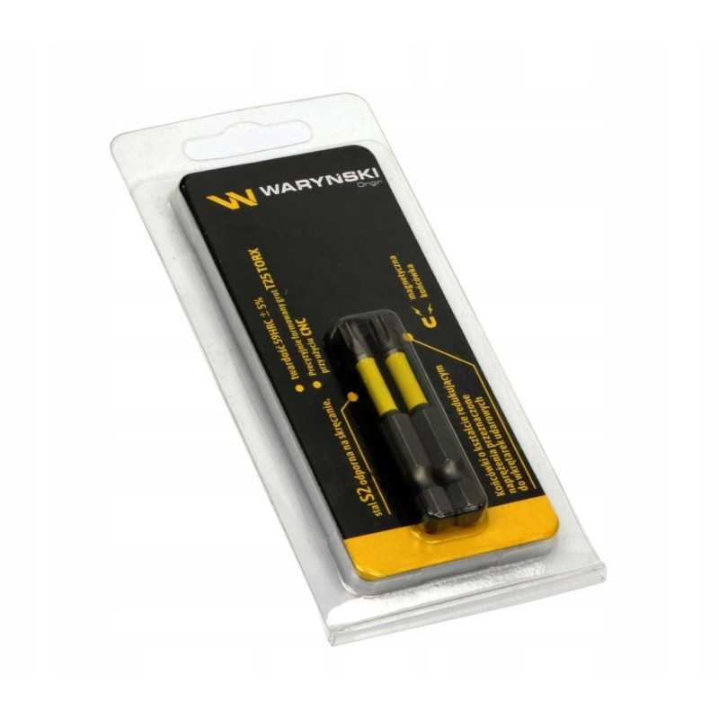 Smūginio atsuktuvo antgaliai T25 50mm, pakuotėje 2 vnt