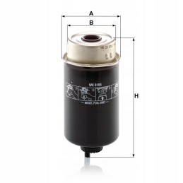 Kuro filtras 69mm 167mm 88mm mann filtras