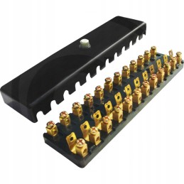 Saugiklių dėžutė 12 plokščių saugiklių