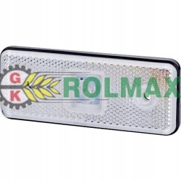 LED priekinis gabaritinis žibintas su guminiu gaubtu 12 24v