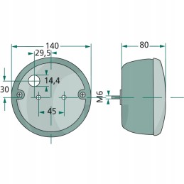 Galinis kombinuotas žibintas hella g716900020120 g7169000
