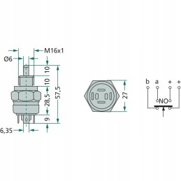 Užrakto jungiklis 22717122000 cobo
