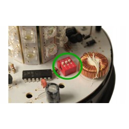 LED įspėjamoji lemputė 12v 24v gaidys