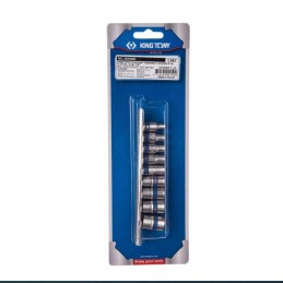 King tonų lizdai 1 4 trumpi 4 13 mm 6 kampiniai bėgeliai