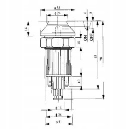 12v pavaros jungiklis tinka Deutz