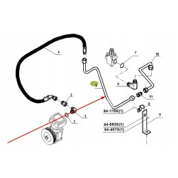 7700067113 pneumatinės sistemos kabelis